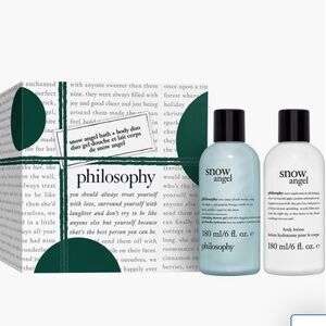 Philosophy Snow Angel Shower Gel and Body Lotion Set New in Box